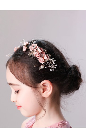 Flower Girl Alloy Headbands (Set of 4pieces)