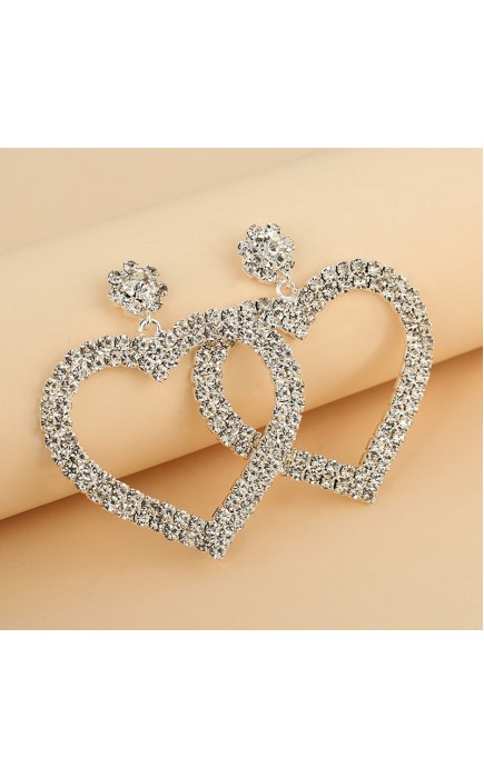 Ladies'/Couples' Elegant/Fashionable/Classic Alloy With Irregular Rhinestone Earrings