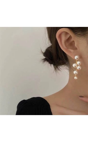 Elegant/Fashionable/Classic Alloy With Round Imitation Pearls Earrings