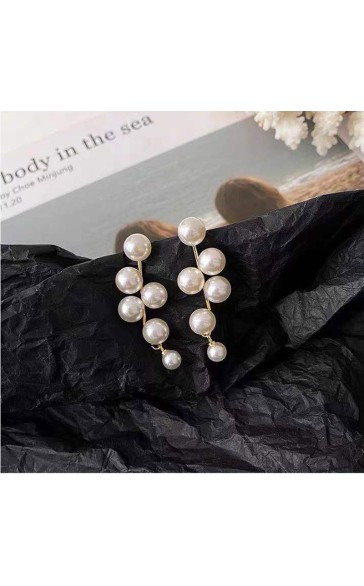 Elegant/Fashionable/Classic Alloy With Round Imitation Pearls Earrings