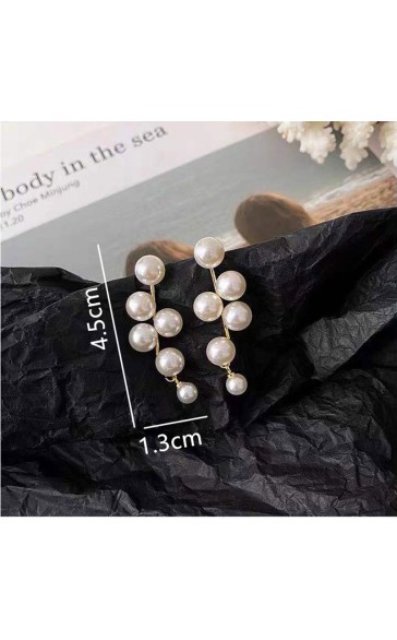 Elegant/Fashionable/Classic Alloy With Round Imitation Pearls Earrings