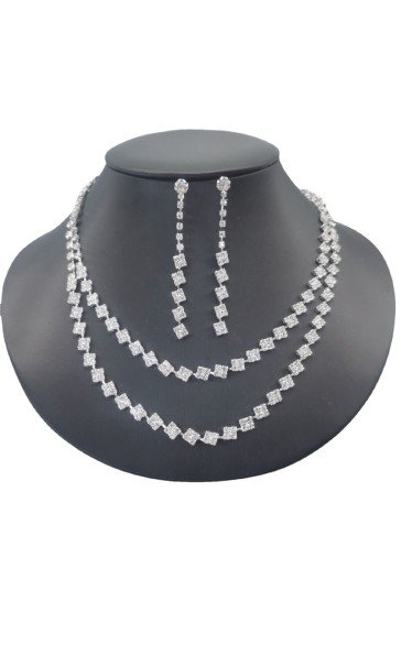 Ladies'/Couples' Elegant/Fashionable/Classic Alloy With Irregular Cubic Zirconia Jewelry Sets For Her