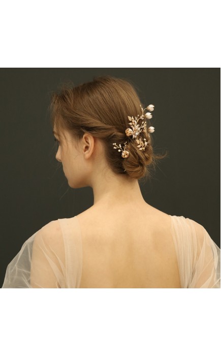 Hairpins/Headpiece Classic/Vintage With Crystal (Set of 4 pieces)