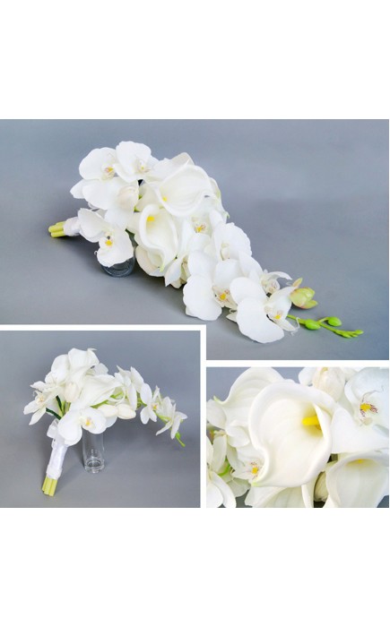 Pretty/Fancy/Fascinating/Graceful Cascade Foam Bridal Bouquets -