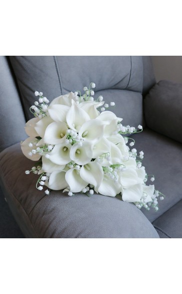 Pretty/Fancy/Fascinating/Graceful Cascade Foam Bridal Bouquets -