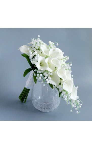 Pretty/Fancy/Fascinating/Graceful Cascade Foam Bridal Bouquets -