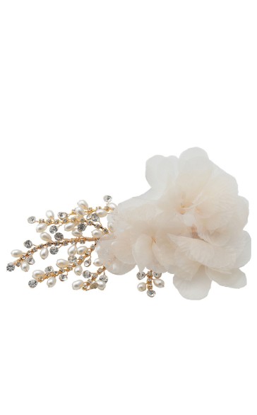 Flower Girl Tulle/Alloy/Imitation Pearls Tiaras With Flower/Pearl/Imitation Rhinestone