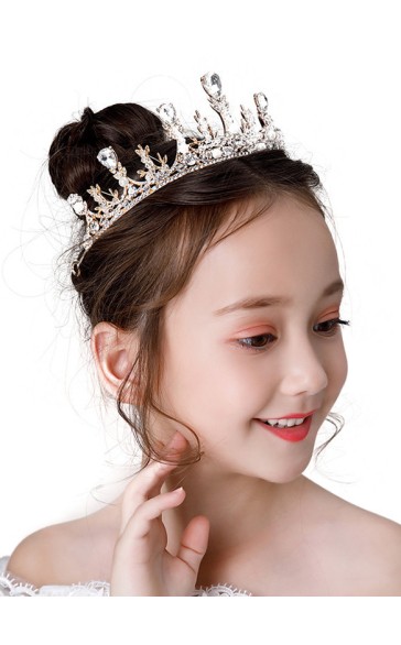 Flower Girl Alloy/Rhinestones Tiaras With Rhinestones