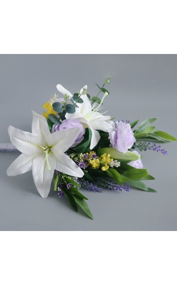 Elegant/Fascinating/Blooming Free-Form Silk Flower Bridal Bouquets - Bridal Bouquets