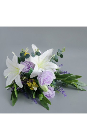 Elegant/Fascinating/Blooming Free-Form Silk Flower Bridal Bouquets - Bridal Bouquets