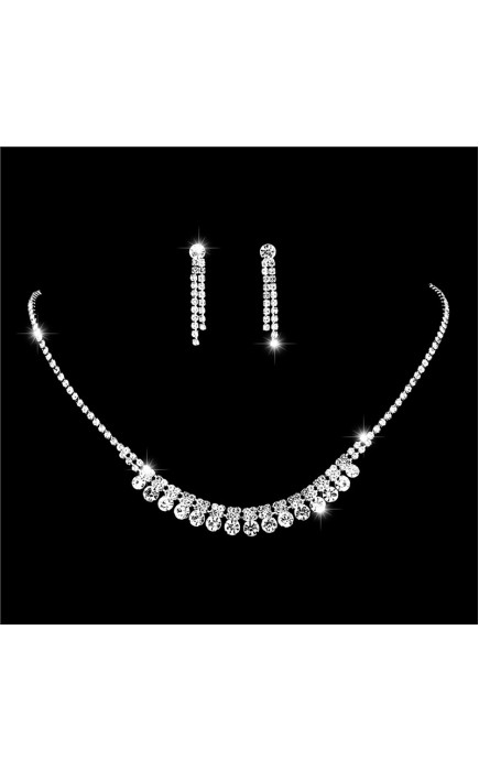 Ladies' Elegant/Classic/Simple Alloy With Irregular Cubic Zirconia Jewelry Sets