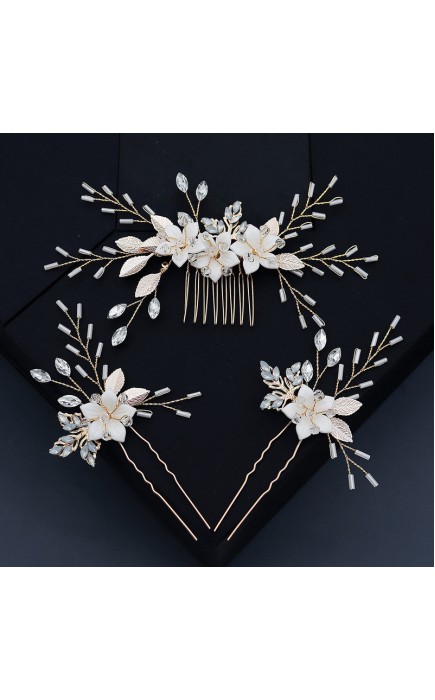 Hairpins/Combs & Barrettes/Headpiece Exquisite (Set of 3)