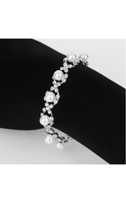 Ladies' Elegant/Beautiful/Classic Alloy With Irregular Cubic Zirconia Bracelets