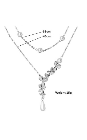 Ladies' Elegant/Beautiful/Classic Alloy With Irregular Rhinestone Necklaces