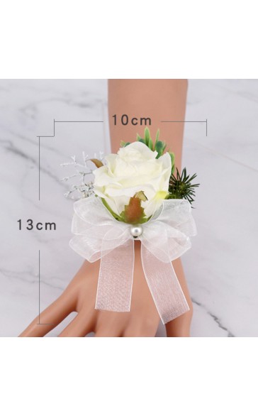 Elegant/Fascinating/Dreamlike/Delicate Free-Form Silk Flower Wrist Corsage -