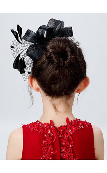 Flower Girl Nylon/Polyester/Feather Tiaras