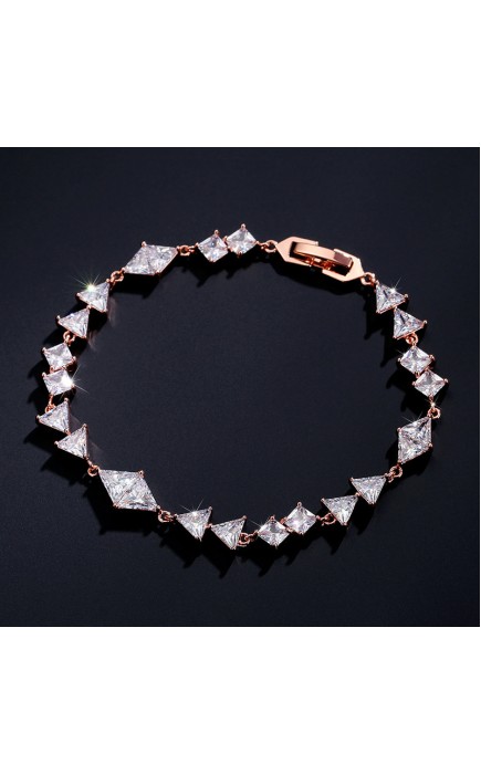 Elegant/Beautiful/Classic Alloy With Irregular Cubic Zirconia Bracelets