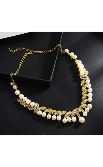 Ladies'/Couples' Elegant/Beautiful/Fashionable/Classic/Simple Alloy With Irregular Pearl Jewelry Sets