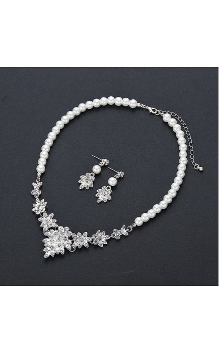 Ladies'/Couples' Elegant/Beautiful/Fashionable/Classic/Simple Alloy With Irregular Pearl Jewelry Sets