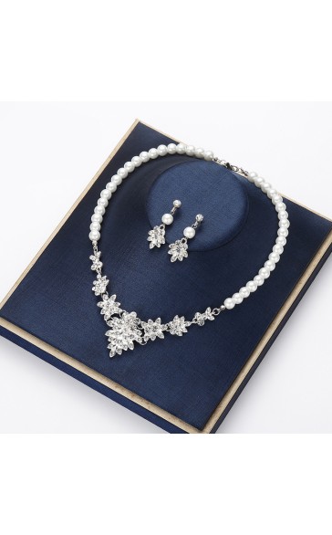 Ladies'/Couples' Elegant/Beautiful/Fashionable/Classic/Simple Alloy With Irregular Pearl Jewelry Sets