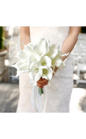 Elegant/Fascinating/Dreamlike Round Foam Bridesmaid Bouquets -