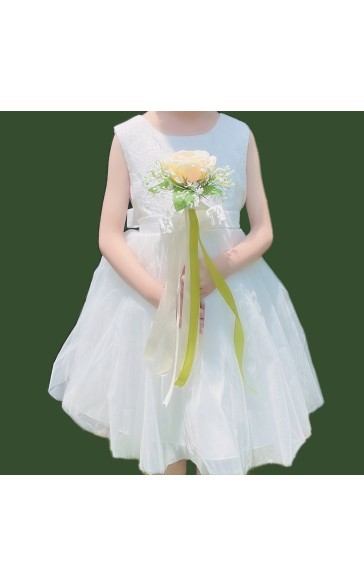 Elegant/Fascinating/Dreamlike Free-Form Silk Flower Junior Bridesmaid Bouquets -