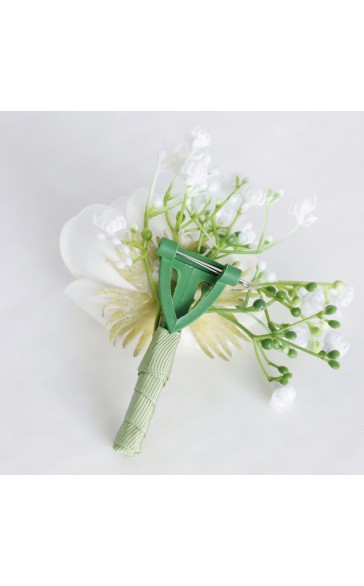 Elegant/Fascinating/Dreamlike Free-Form Silk Flower Boutonniere -