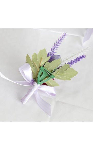 Elegant/Fascinating/Dreamlike Free-Form Silk Flower Boutonniere -