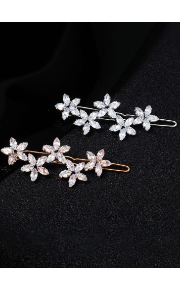 Flower Girl Alloy/Imitation Pearls Tiaras With Rhinestones (Sold in a single piece)