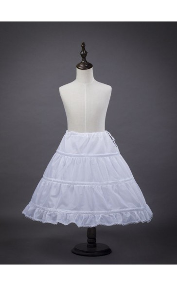 Flower Girl Polyester Petticoat