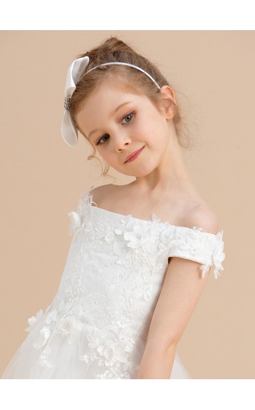 Flower Girl Satin/Polyester Tiaras With Rhinestones