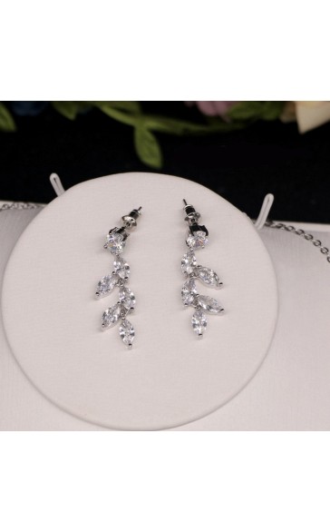 Elegant/Beautiful/Classic/Pretty Alloy With Drop Rhinestone Jewelry Sets