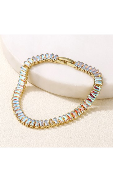 Elegant/Beautiful/Classic/Pretty/Attractive Alloy With Square Rhinestone Bracelets