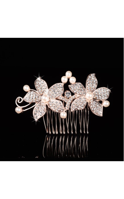 Combs & Barrettes/Headpiece Pretty With Rhinestone/Pearl