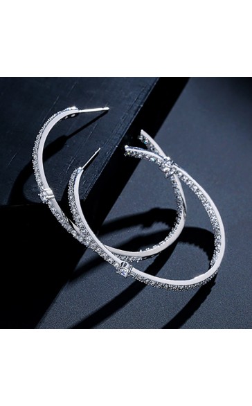 Beautiful/Fashionable/Attractive Alloy With Round Rhinestone Fashion jewelry