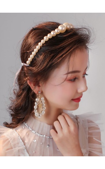 Flower Girl Alloy/Imitation Pearls/Rhinestones Tiaras/Earrings With Imitation Pearls/Rhinestones (Set of 3 pieces)