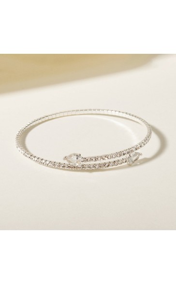 Elegant/Beautiful/Attractive Alloy With Round Rhinestone Bracelets/Fashion jewelry