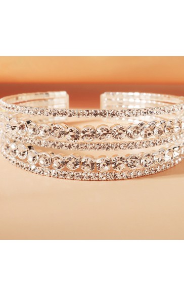 Beautiful/Fashionable/Attractive Alloy With Round Rhinestone Bracelets/Fashion jewelry