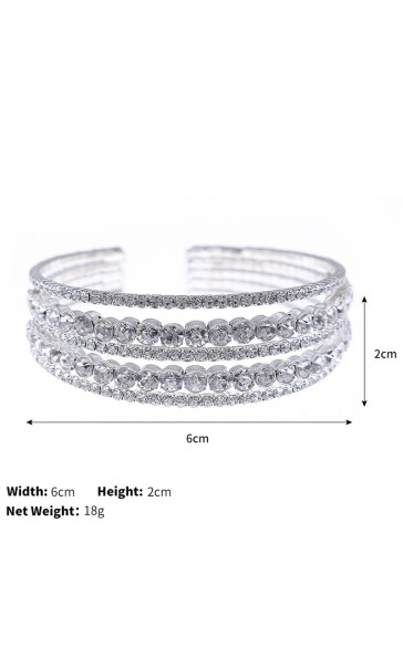 Beautiful/Fashionable/Attractive Alloy With Round Rhinestone Bracelets/Fashion jewelry