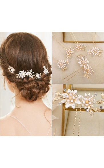 Hairpins/Headpiece Unique/Stylish/Nice/Pretty/Romantic (Set of 5 pieces)