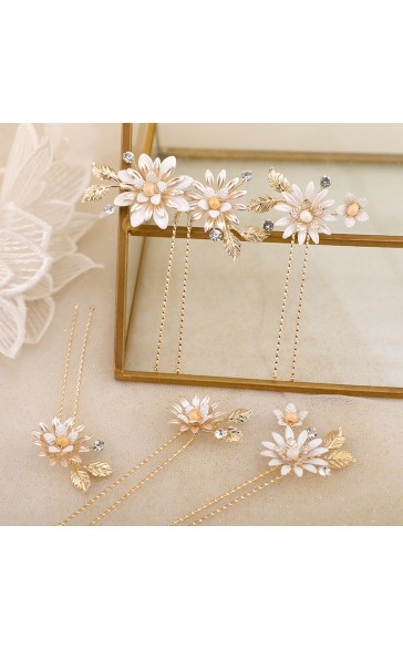 Hairpins/Headpiece Unique/Stylish/Nice/Pretty/Romantic (Set of 5 pieces)