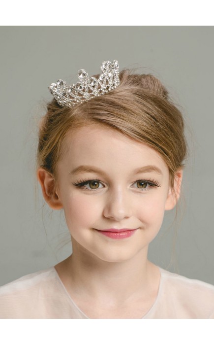 Flower Girl Alloy/Rhinestones Tiaras With Rhinestones