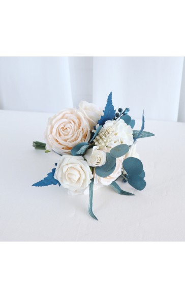 Round Silk Flower Junior Bridesmaid Bouquets -