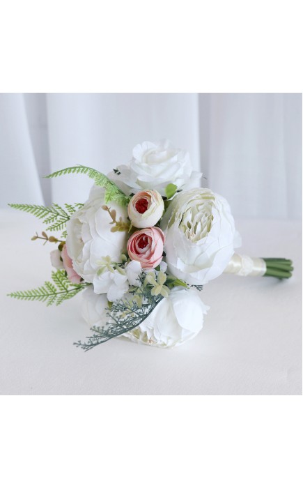 Round Silk Flower Junior Bridesmaid Bouquets -