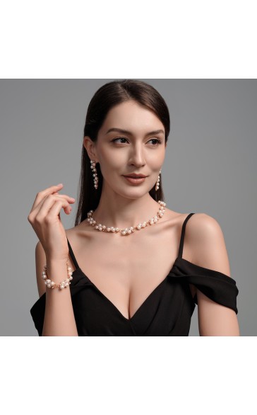 Ladies' Elegant Alloy With Irregular Rhinestone Jewelry Sets