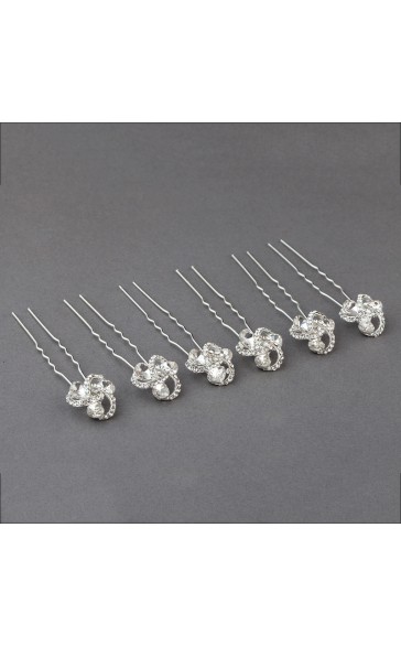 Hairpins/Headpiece Fashion (Set of 6)