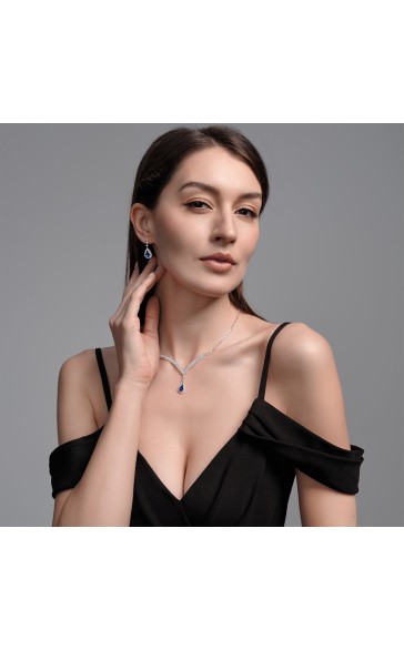 Ladies' Gorgeous Alloy With Irregular Cubic Zirconia Jewelry Sets