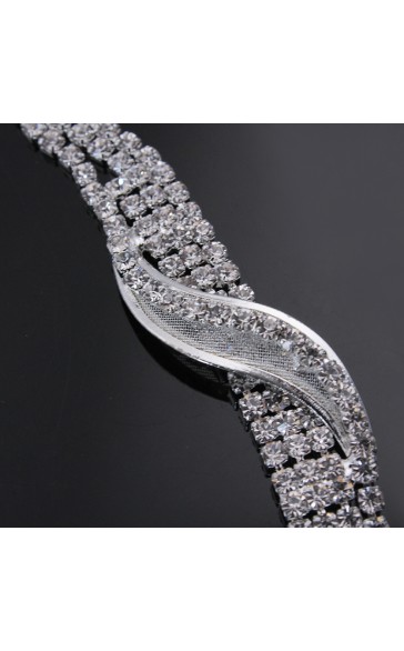 Ladies' Elegant Alloy With Irregular Cubic Zirconia Jewelry Sets